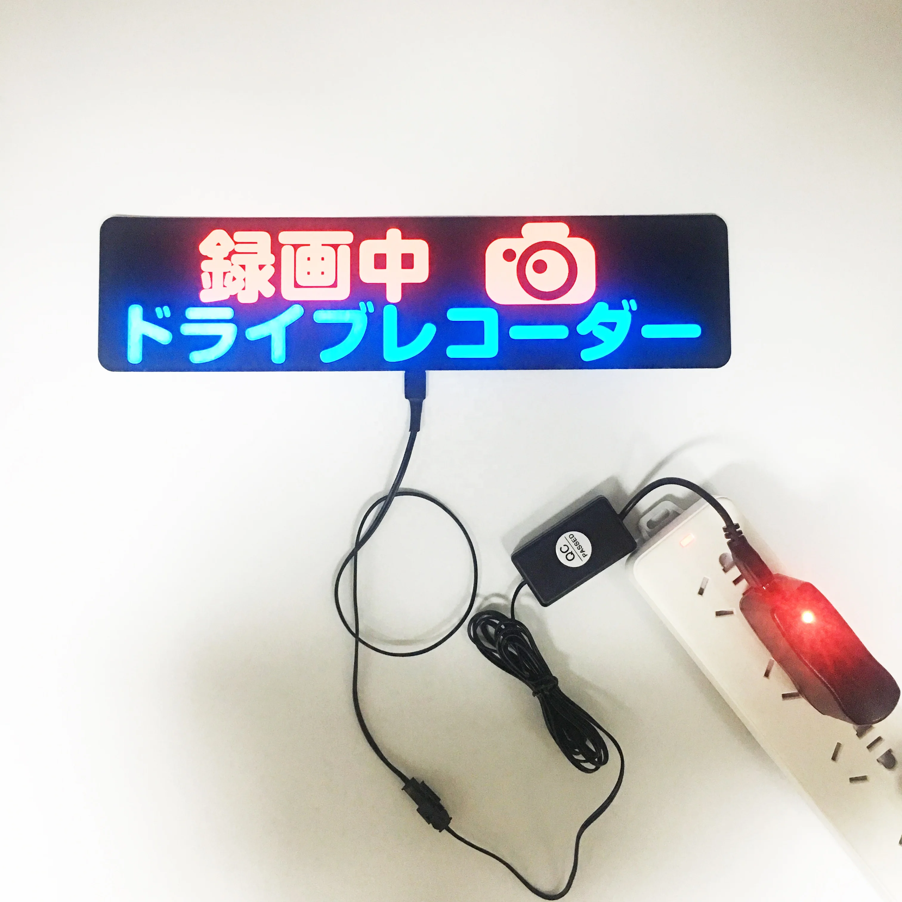 Customized EL lighting panel for Car sun visor EL car sign plate