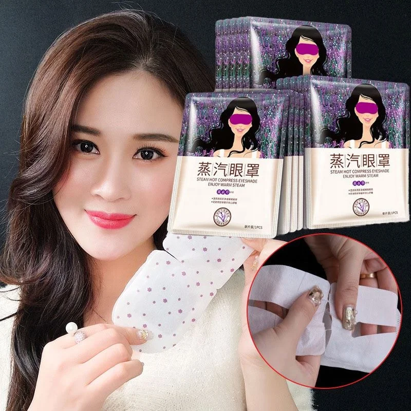 Eye Mask Silk Oem Odm Breathable Travel Blindfold Sleep Kids Sleeping Masks Hot Steam Heating steam eye masks