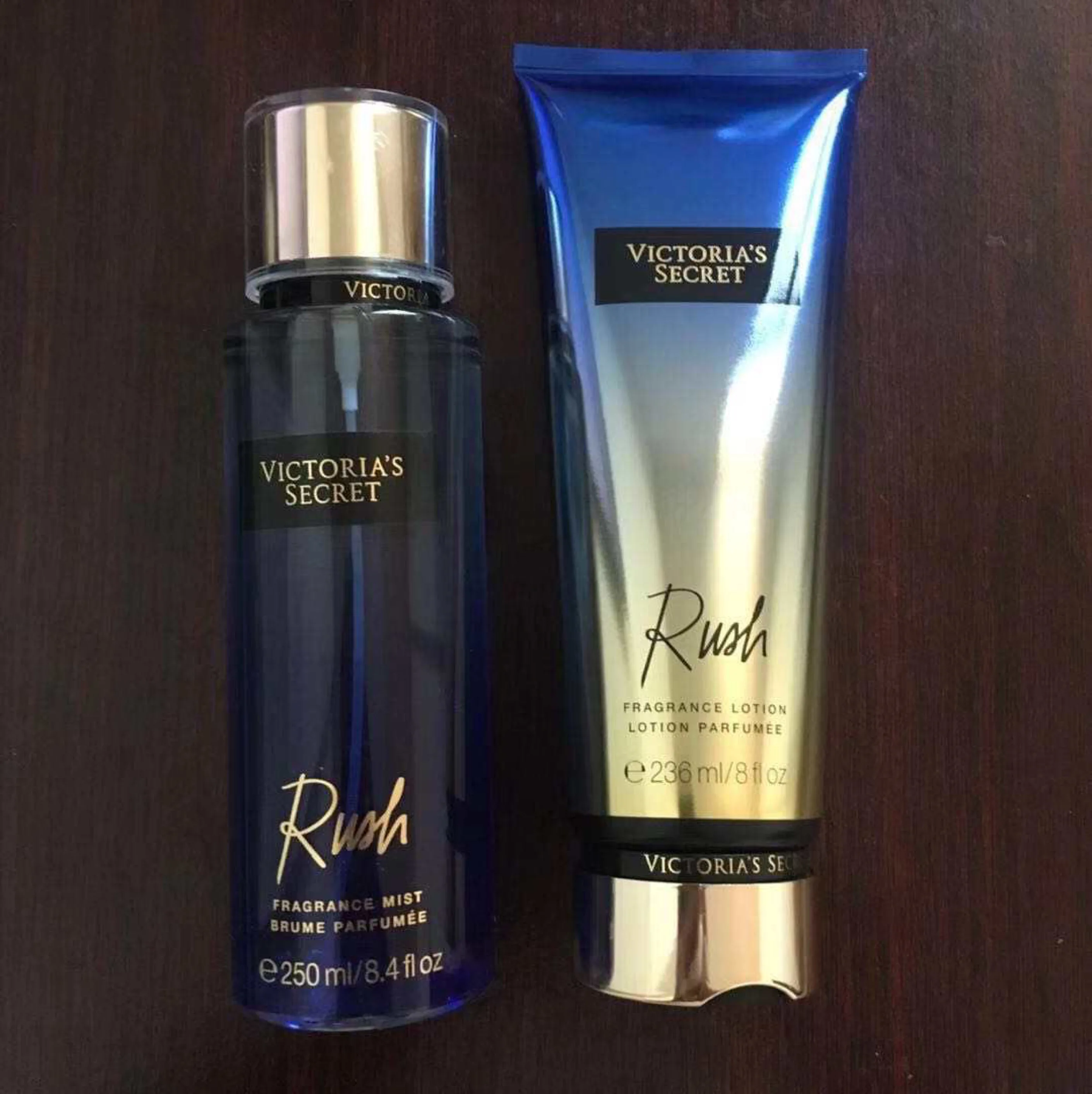 RTS  Hot Selling Long Lasting Perfume Fragrance Various 250ml Victoria Perfume spray and 236ml Body Lotion set