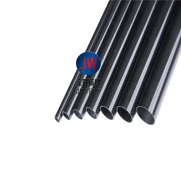 Carbon fiber pipe with light weight, low density, anti-corrosion, professional manufacturer