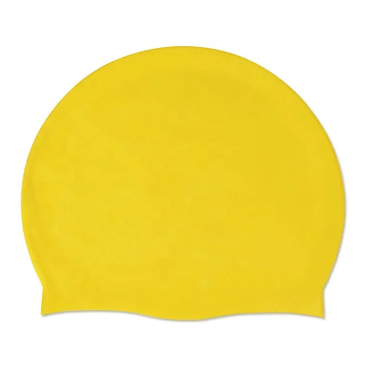100% Adults Waterproof Silicone Swim Caps Custom Latex Silicone Swim Caps