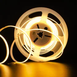 Free Sample UL CE RoHs 8mm 10mm 320 352leds 480leds 528leds 6000K outdoor stripe 12V 24V RGB smart fcob led flexible strip light