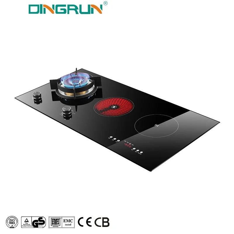 Индукционная плита, гибридная электрическая газовая плита 220 В, индукционная плита с 3 горелками