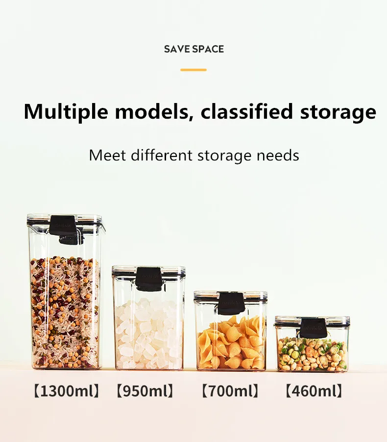 Кухонный Контейнер для хранения пищевых продуктов пластиковый контейнер зерен