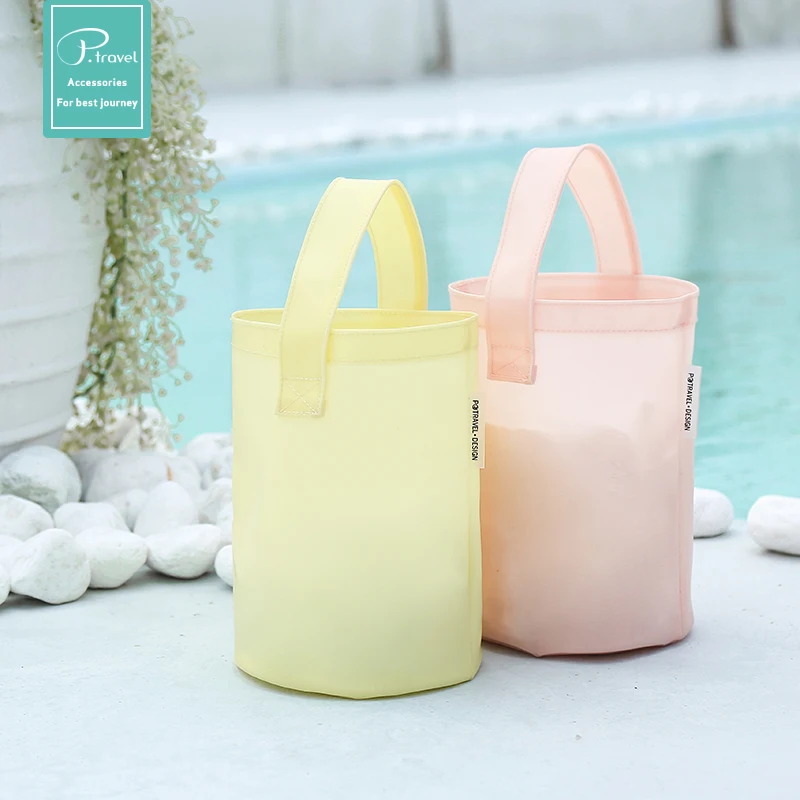 P.travel Wholesale Multicolor Water Proof PVC Swimming Storage Bag For Outdoor Sports Beach Bag