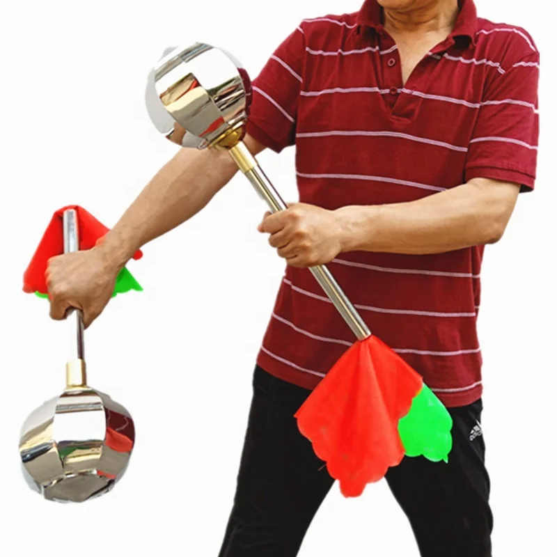 Traditional Chinese Wushu Kung Fu Double Melon Hammers(Pair)