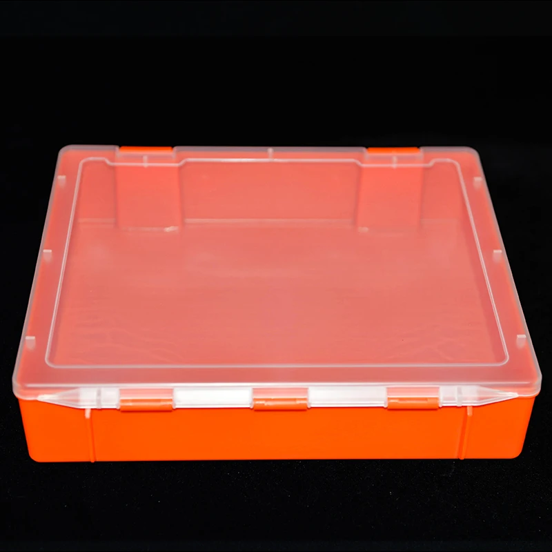 Clear Plastic PP Empty Box Lattice Jewelry Parts DIY Toy Storage Box Packaging Finishing Tool Box