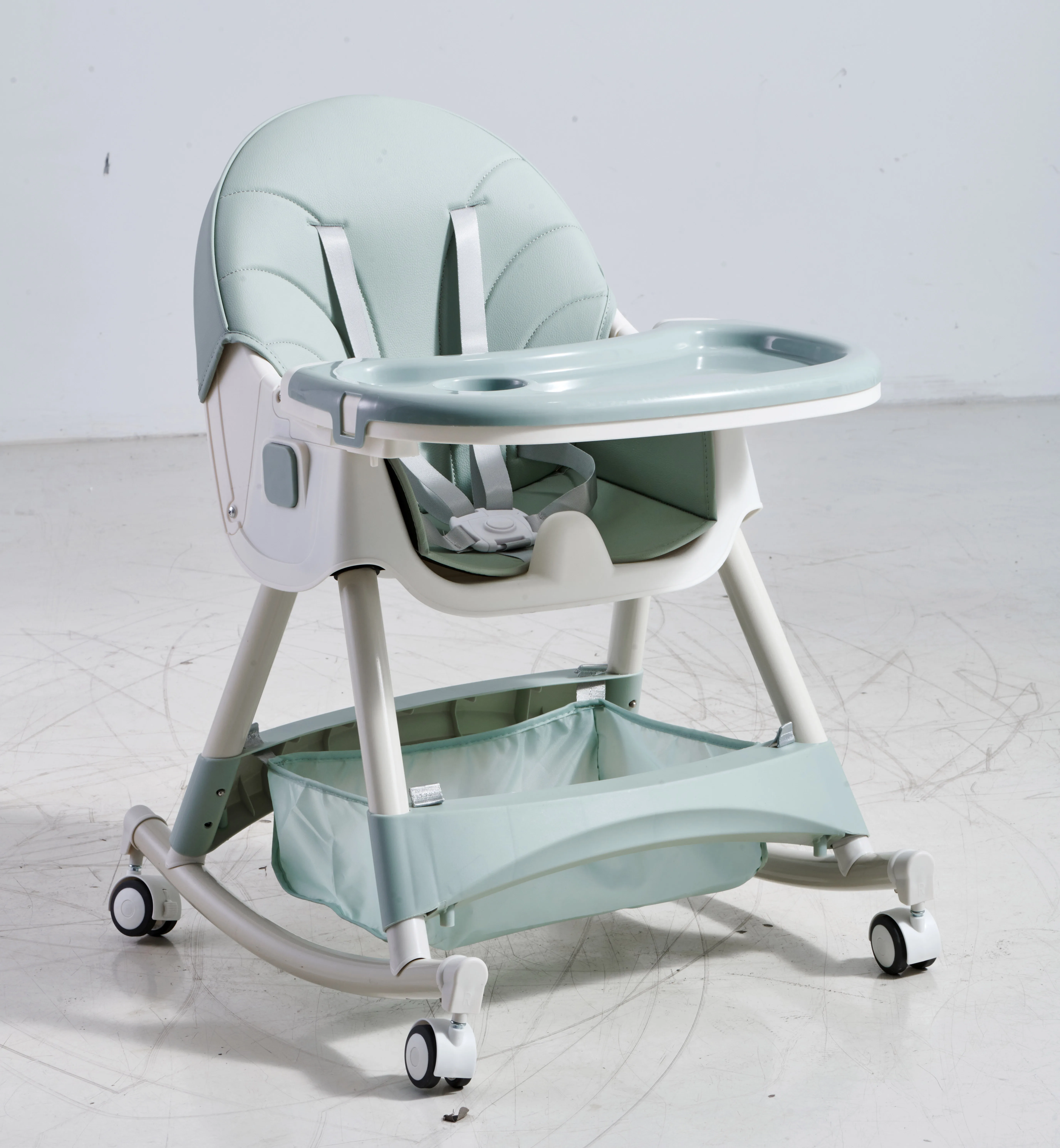 Cheap Antilop Free Shipping Baby Food Feeding High Chairs For Boy Twins Restaurants 3 In One Transparent Orthopaedic Bloom