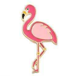 Flamingo enamel lapel pin collar brooch pin badges