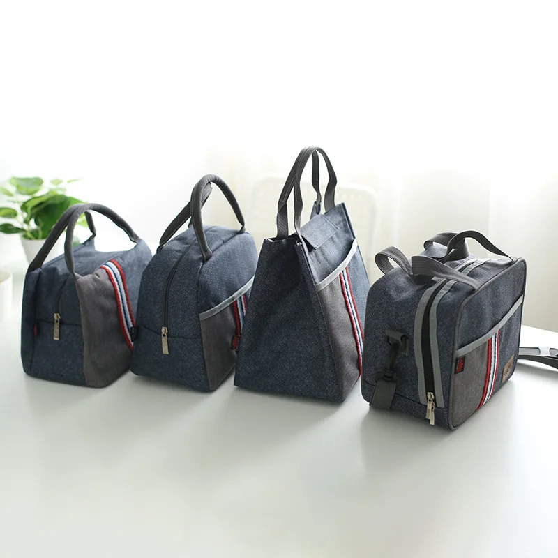 НОВАЯ Портативная сумка бэнто утолщенная оксфордская изоляционная сумка Детский обеденный мешок 847