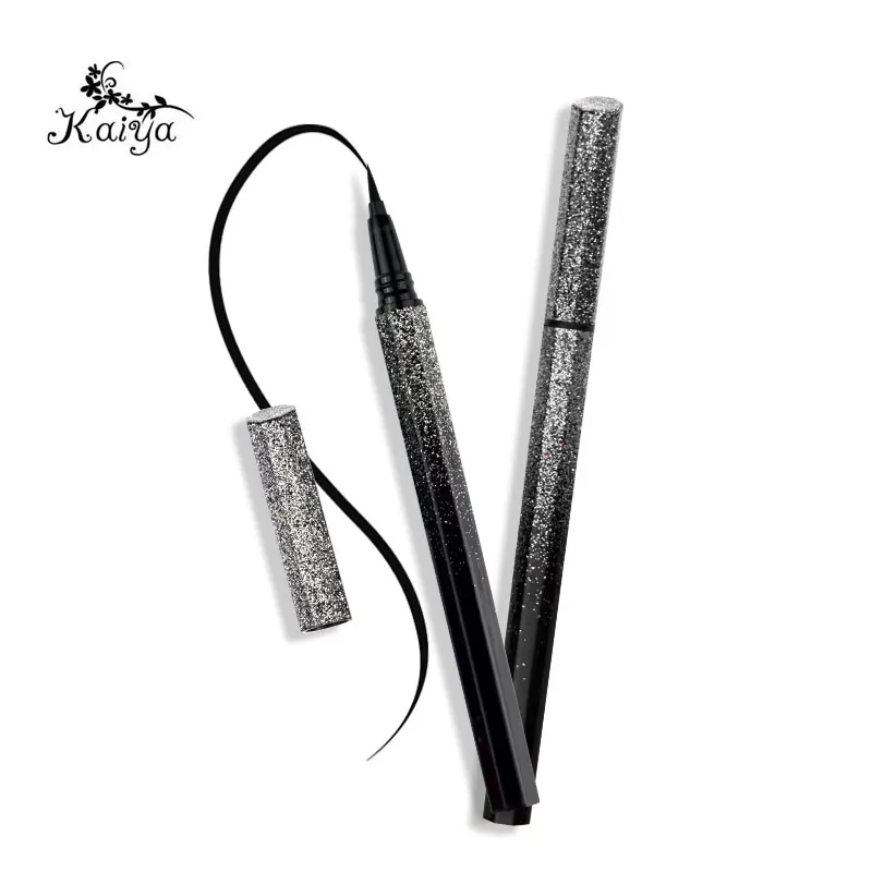 Private label lapis de olho  Makeup Liquid Eyeliner Pen Waterproof Eye Liner Long Lasting Beauty colored glitter eyeliner