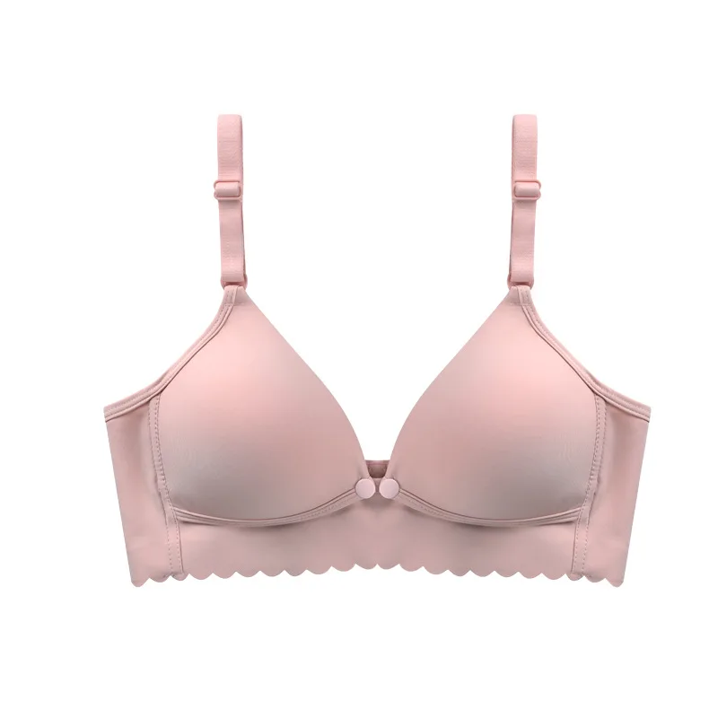 1067# Expectant Mother Bras with button Front Open  Ladies Plus Size Seamless Bra Maternity Bra for women