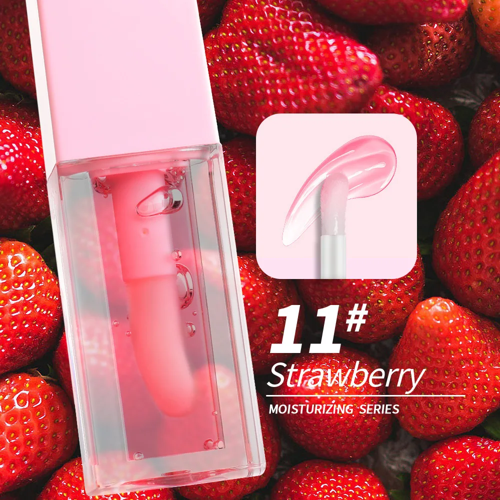 2024 New Design 30 Flavours Long Lasting Wear 24 Hours Vegan Customized Your Brand Logo Fruity Lip Oil