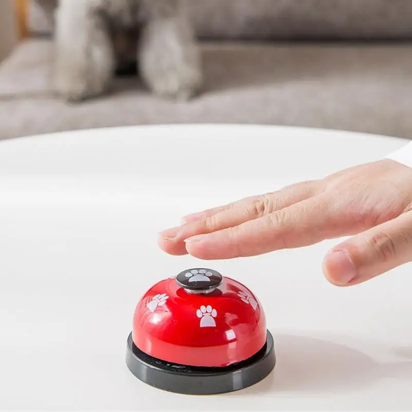 Factory  Wholesale Pet Training Bell  Footprint Ring Bell Communication Device  Pet Training Equipment Interactive toy