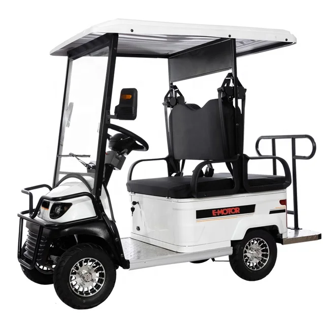 Good Quality 4 Seater Electric Powered Golf Cart With Rear Back Seats (10000005921034)