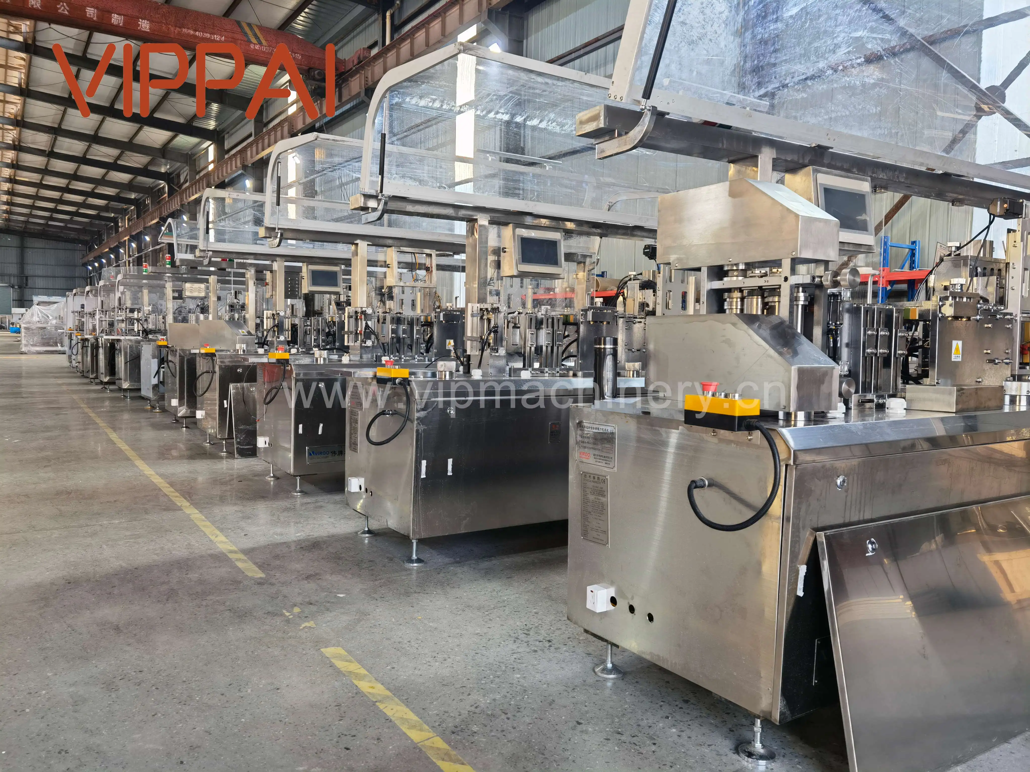 VIPPAI(Viroo) Single Sachet Lenses Wet Wipe Packing Manufacturing Machine Production Line Price in India Turkey