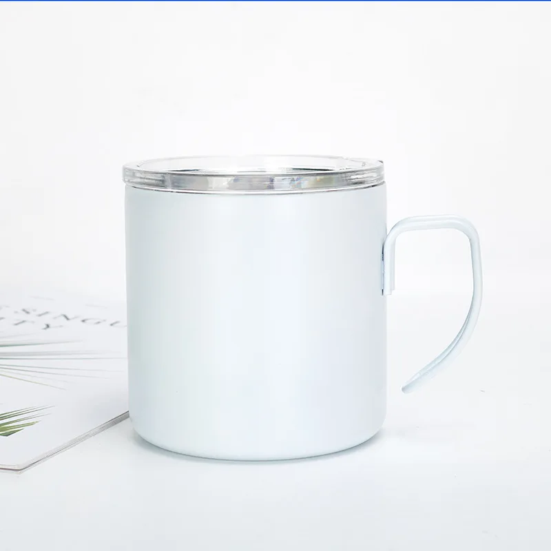 Shinetime High Quality OEM Design Outdoor 300ML Stainless Handle Coffee Cups