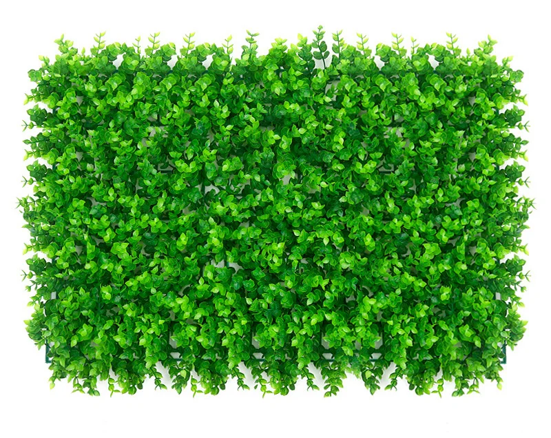 ZERO New Design Artificial Eucalyptus Leaves Fake Garden Wall Fake Hedge Grass Fence for Office or Home Decoration