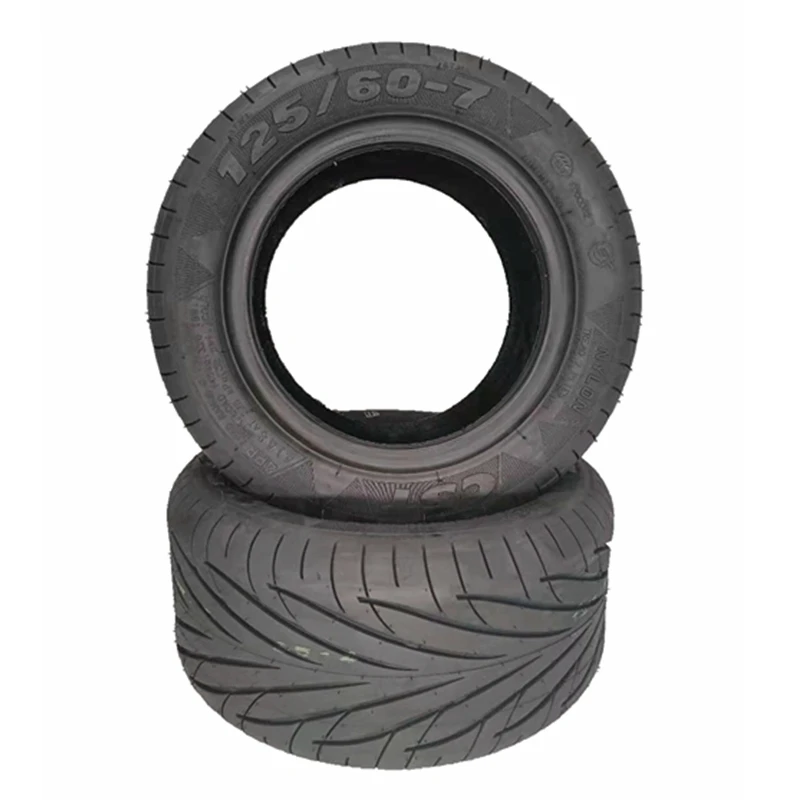 CST брендовая резиновая шина 125/60-7 бескамерная шина 13 дюймов надувная запасная шина для электрического велосипеда YADEA