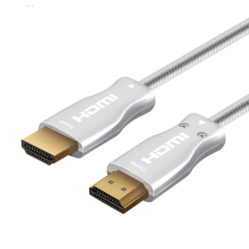 HDMI 24K позолоченный мужской-Мужской микро мультимедийный волоконно-оптический кабель