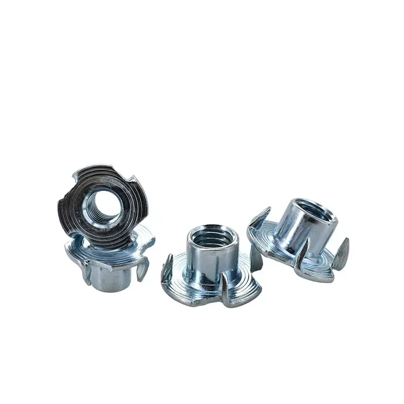 Furniture T Nuts Four Claw Prong Tee Nut din1624 4-Prong Tee Nuts