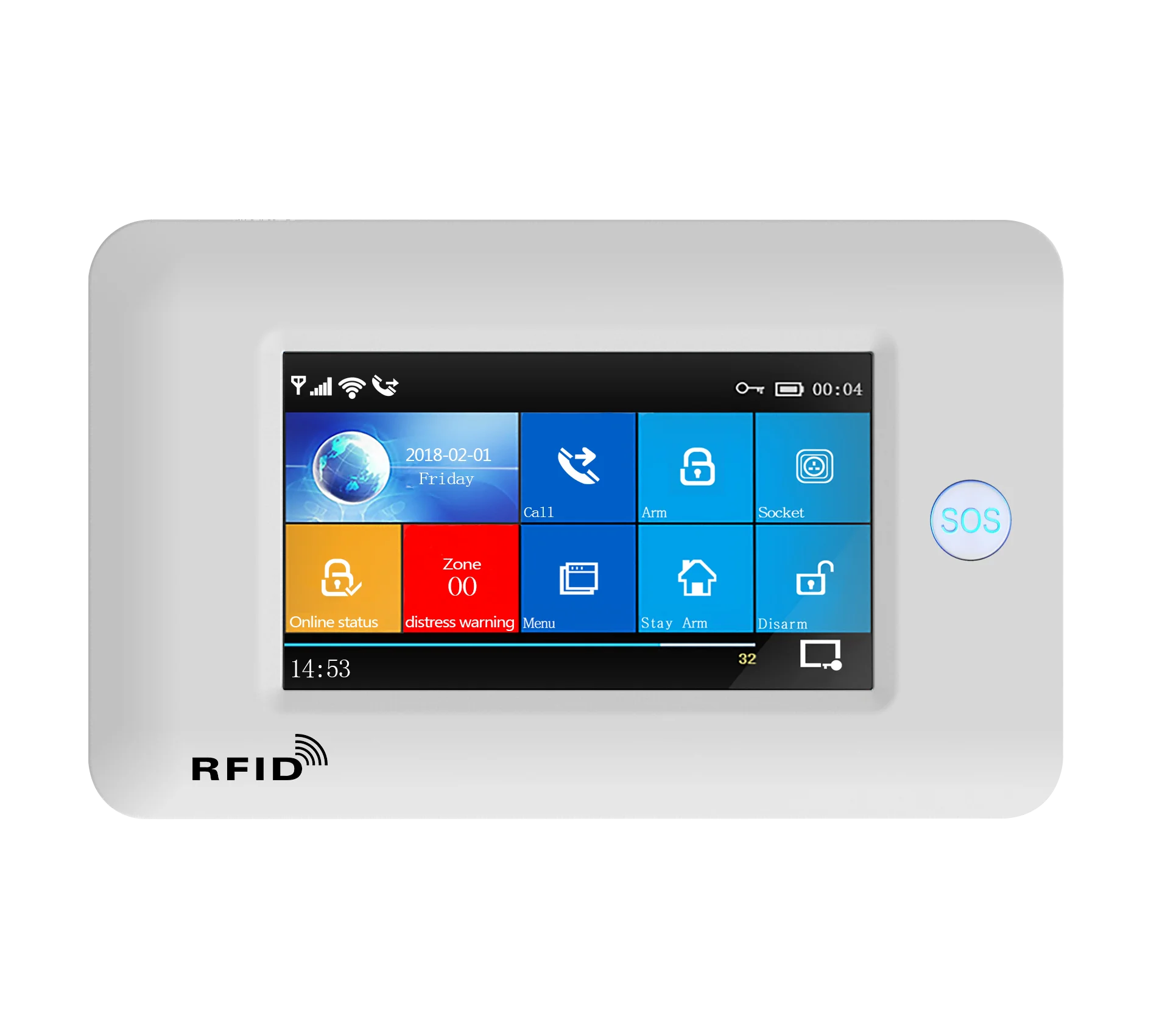 Cellular 4G GSM/wifi Alarm System   WIFI/GSM/GPRS