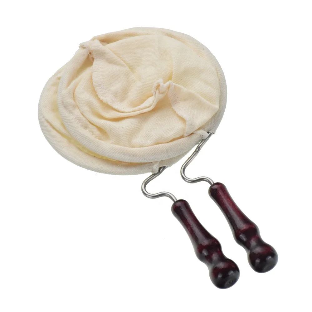 
Ecocoffee Reusable Coffee Brewer Filter Bag Flannel Cloth Coffee Tea Strainer with Stainless handle coffee maker F14/F15 