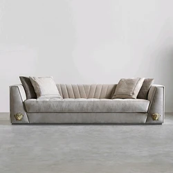 Italian design Leather sofa set elegant luxury art lounge chesterfield sofa set furniture italian design modern 3 seater sofas