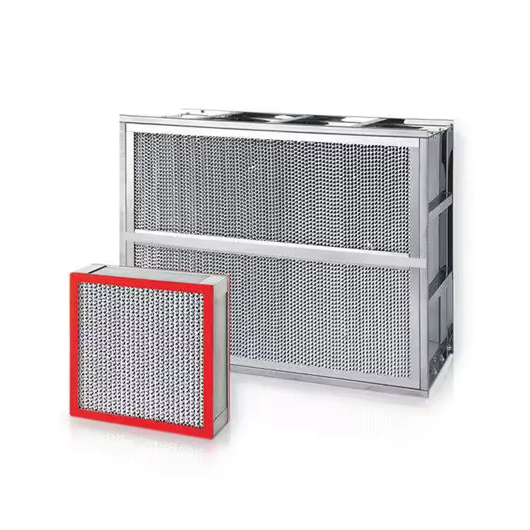Bestselling stainless steel frame high-temperature Hepa air purifier with aluminum foil filter