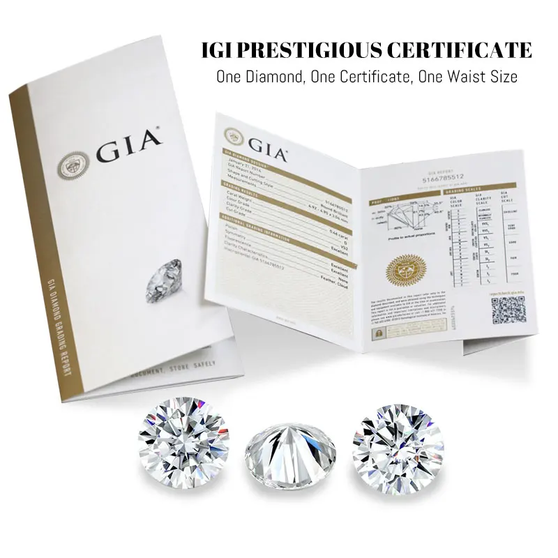 IGI GIA Certified Brilliant Cut 0.5ct 1ct 2ct Loose Diamonds D E F Color CVD HPHT Lab Grown Oval Cut Wholesale Brilliant Cut