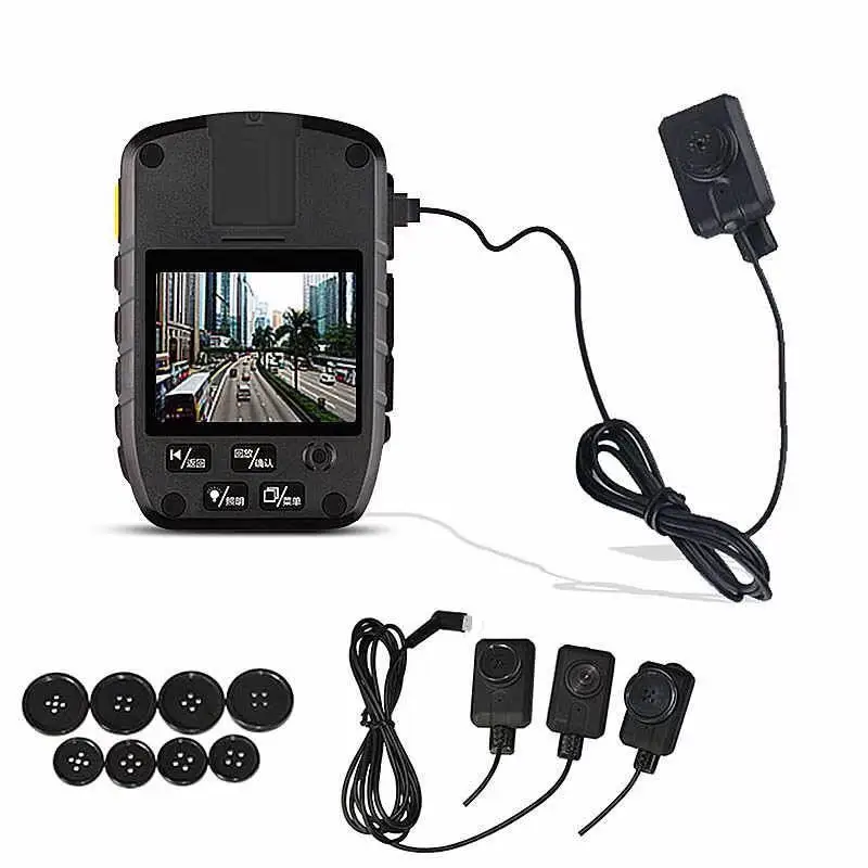 4K Body Worn Camera 16 Language Portable Wearable Video With Night Vision