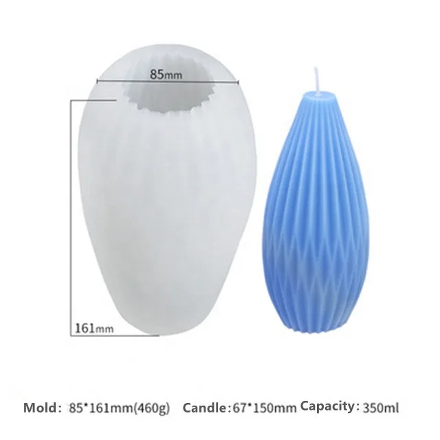 DLW031 Silicone Candle Mold Geometric Shape Silicone Mould For Making Diy Homemade Beeswax Candles Bath Mini Soap Lotion Bar Wax