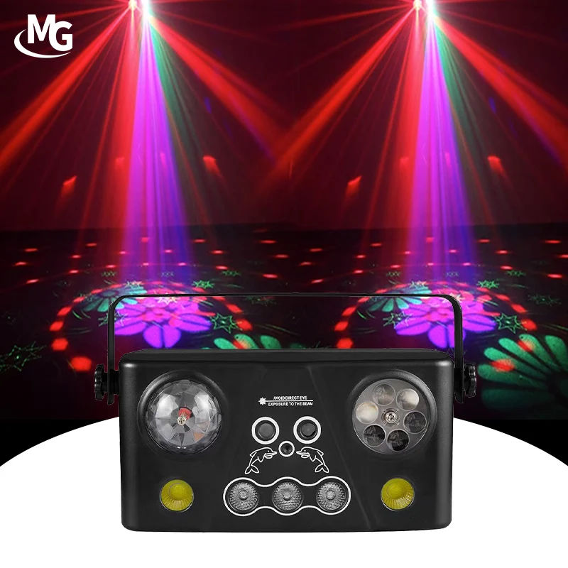 Wholesale 5in1 Magic Ball RGBWA Laser Lights Decoration DJ Disco Light LED Projector Stage Lighting For Nightclub Bar