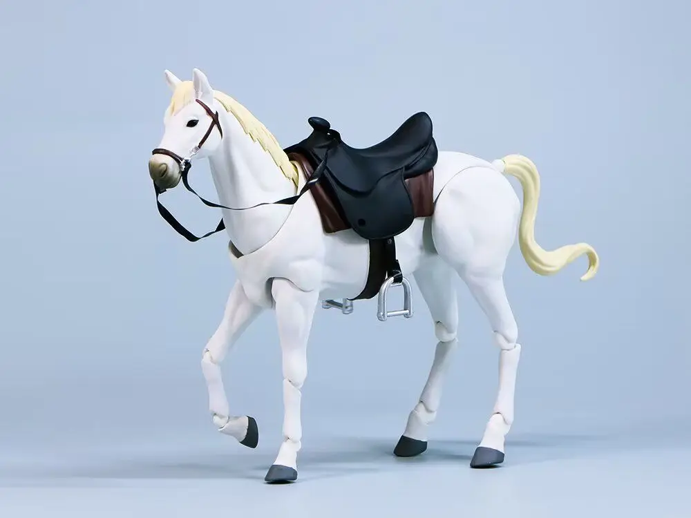 Figma White Horse White Tea/Brown Brown Horse Super Actinoy Model Horse Toy