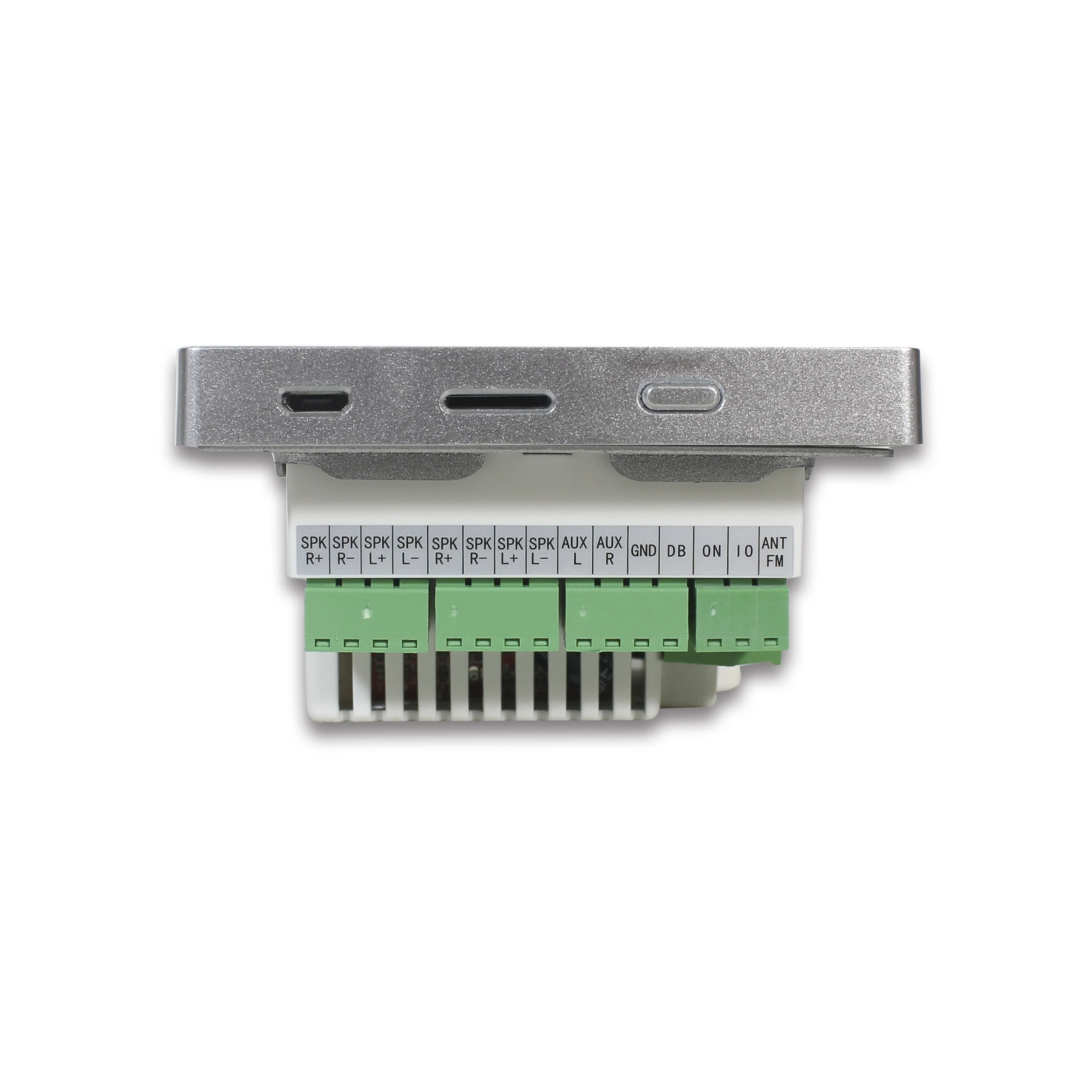 
4CH Mini 25W Bluetooth Touch Screen Home Audio Background Music host Wall Mount Amplifier with 8 PCS 6' Ceiling Speaker 