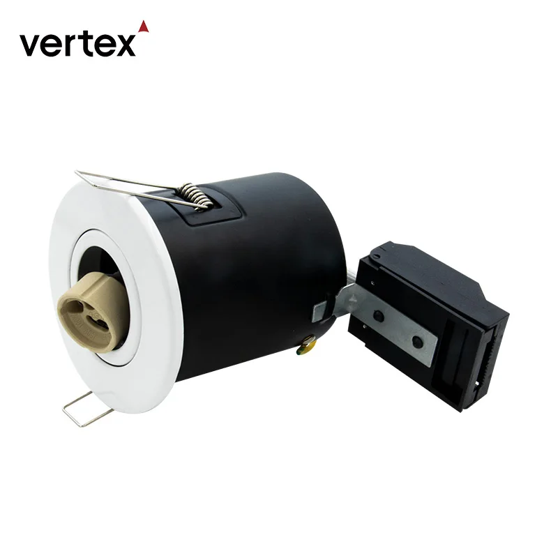 Vertex recessed led downlight fire rated gu10/GX5.3 lamp Halogen indoor CE/RoHS 5 years warranty