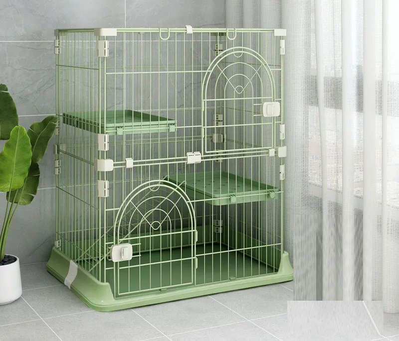 Дом для кошек и деревьев, клетка для кошек, домашний туалет для дома, большой дом для кошек с свободным пространством