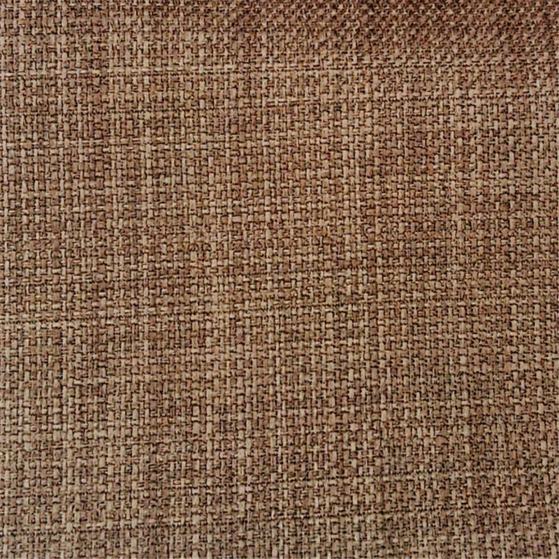 Chocolate Brown waterproof Home Textile Furniture Stonewashed plain Woven polyester Linen Fabric Cheap Upholstery Sofa Fabric