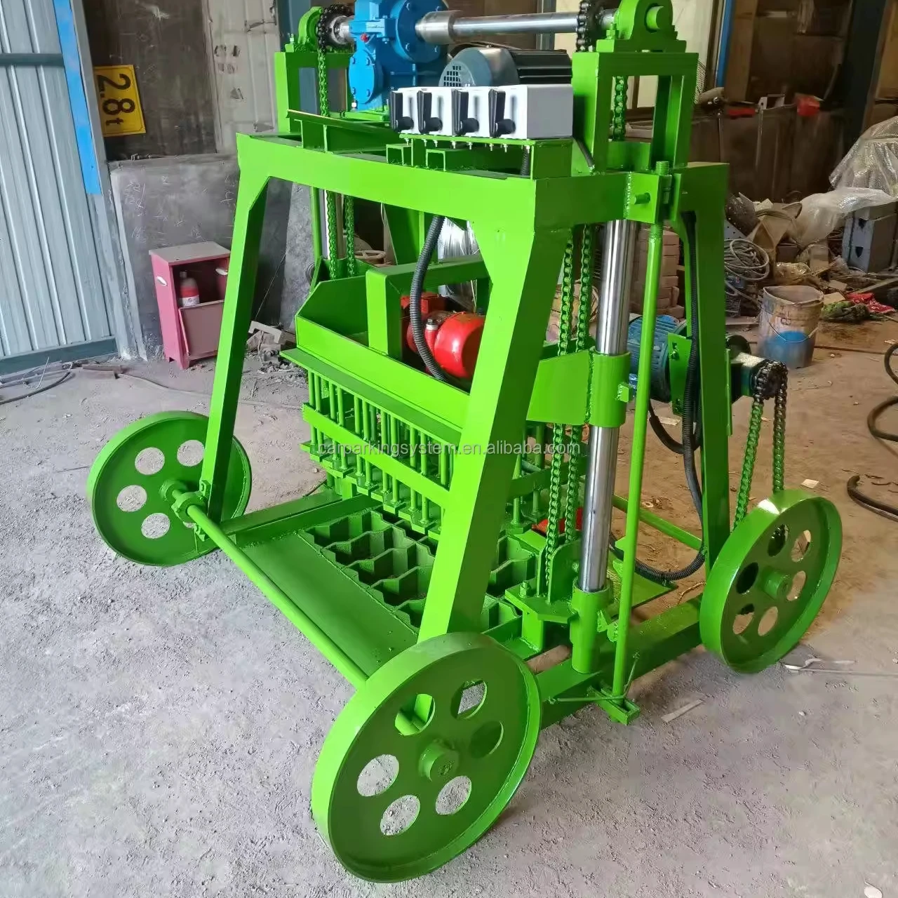KAIQIAN QTM4-30B Factory supplier egg laying concrete block making machine manual movable  cement sand brick making machinery