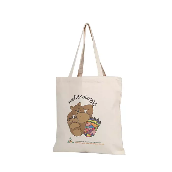 Natural Cotton Canvas Reusable Hand Made Tote Bag Library Tote for Kids All These Books School Bag