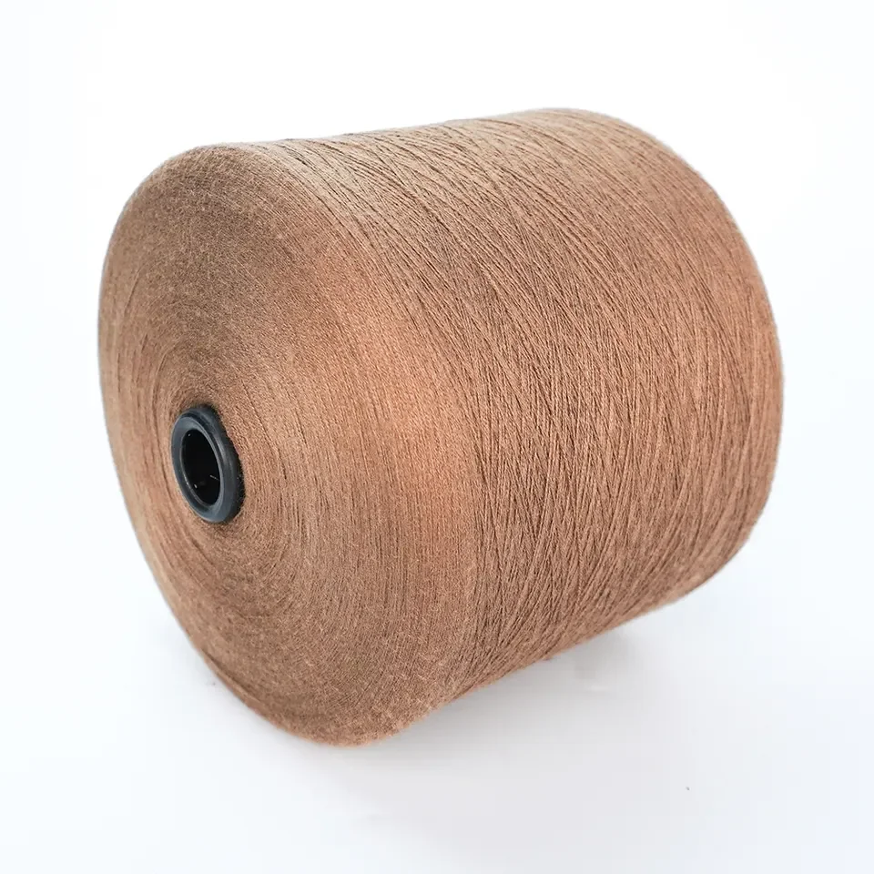 Stretchable 48/2 viscose nylon pbt blended core spun dyed yarn for knitting