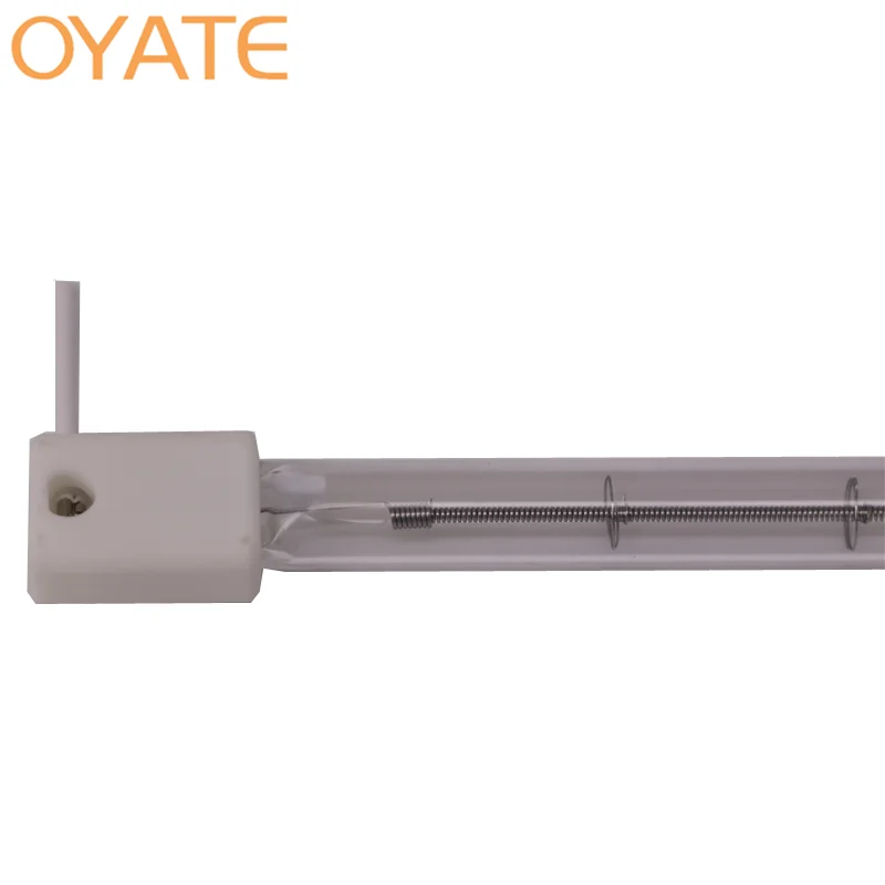 2500w half white halogen drying  painting infrared paint infrared curing lamps for PET blowing machine