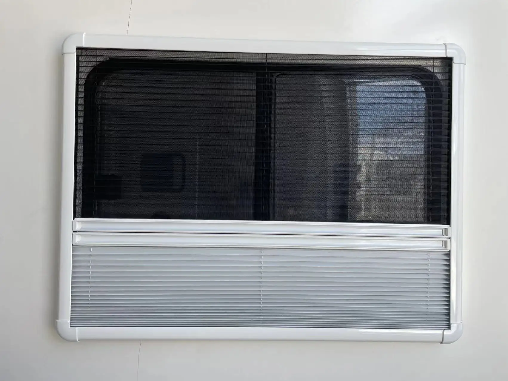 RV Window Tiny House Vertical Slider W/Screen & Interior Camper Window Clamp Ring Included, Teardrop Replacement Trailer Window