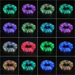 LED Trampoline Lights Remote Control Rim LED Light for Trampoline 16 Color Change by Yourself Waterproof Super Bright