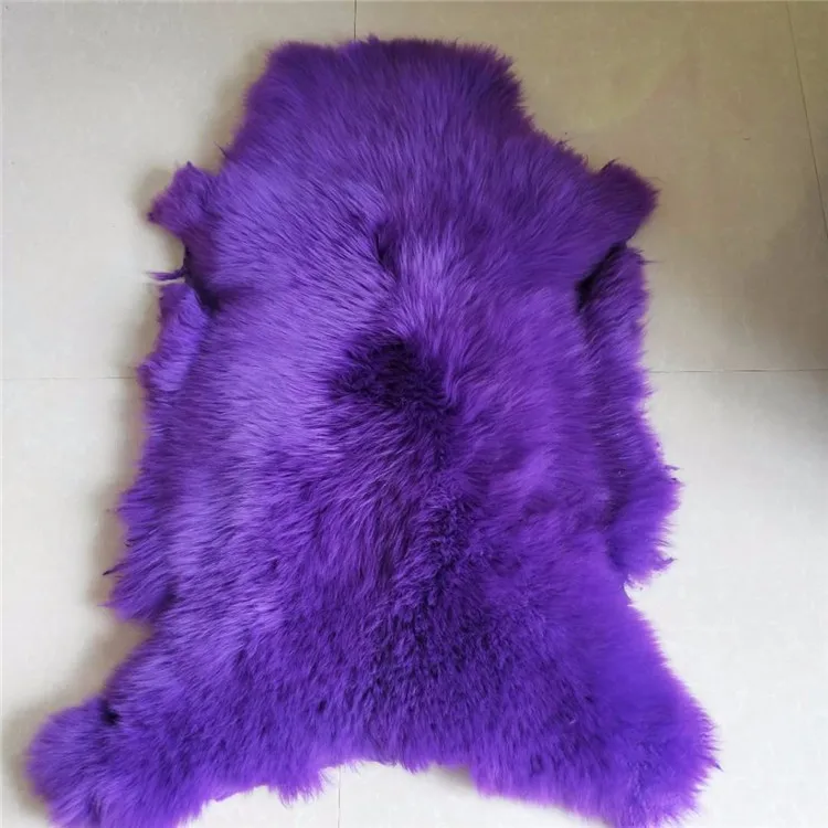 real fur sheep skin rugs/China fur lambskin rugs