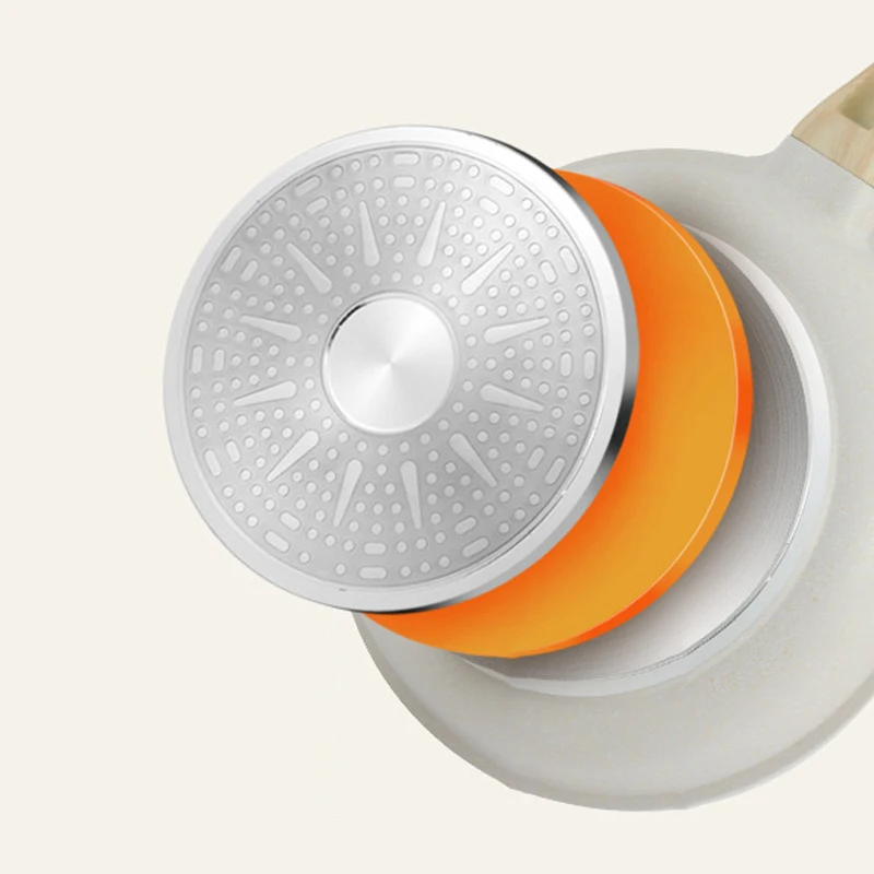 Экстравагантная алюминиевая цветная антипригарная сковорода для домашней кухни