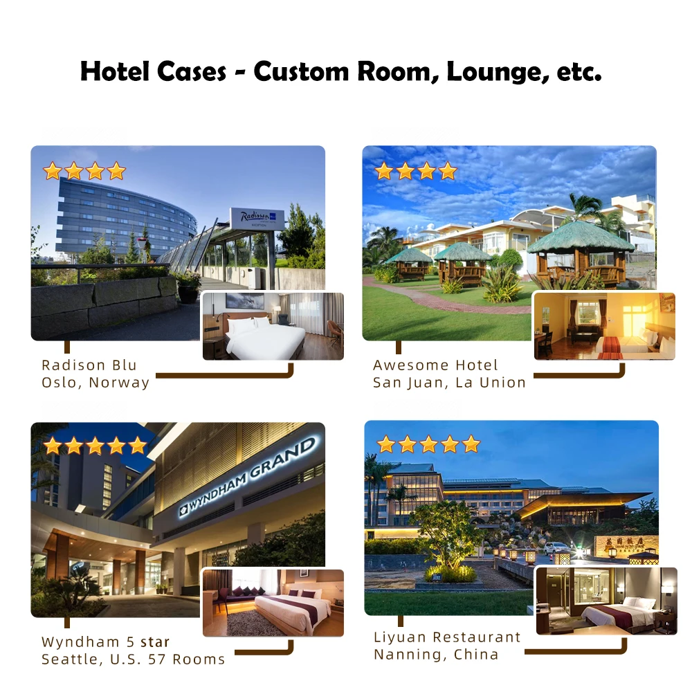 Hotel Bed Base, Custom Wood Frame and Headboard Furniture for Bedrooms