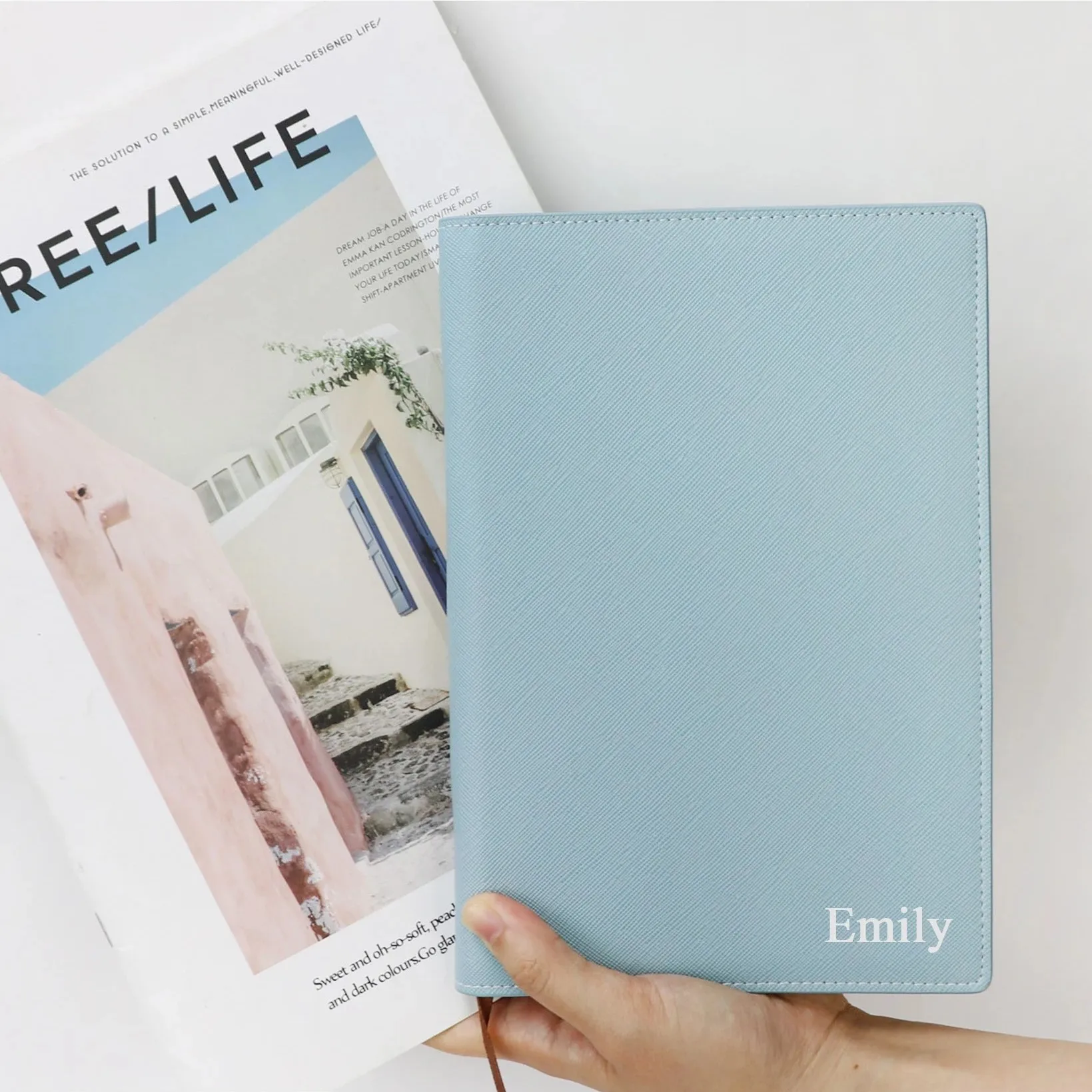 Тетрадь для молочного журнала, Обложка, A5 бумага, 100 листов, пользовательские буквы, крокодил, сафьян, искусственная кожа, блокнот A5