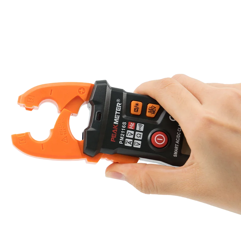 Peakmeter PM2116S 2019 самый популярный цифровой ce Автоматический переменный и постоянный ток частота портативный мини карманный размер NCV умный