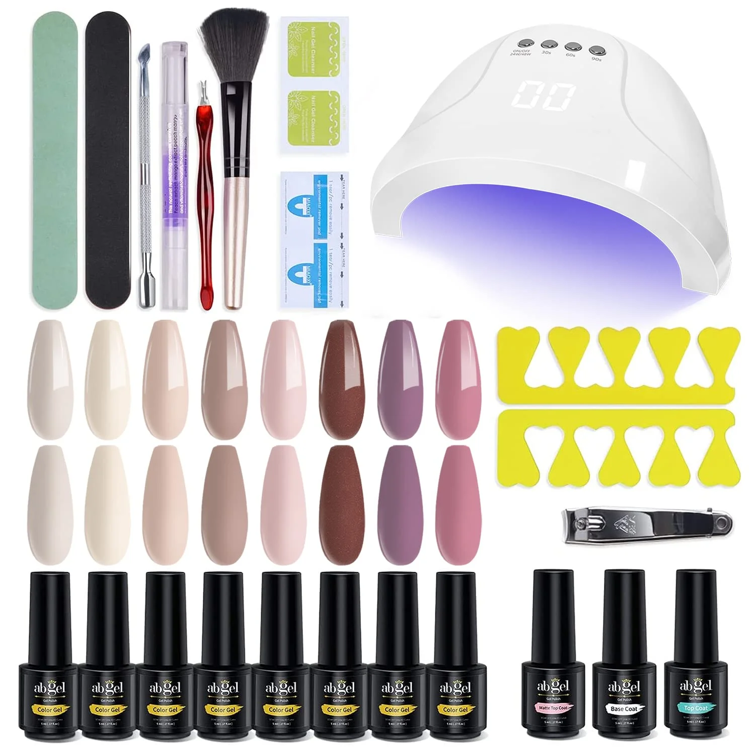 Factory price Low Moq High Quality Raw Material Long Lasting Uv Gel Polish Set 60 color Kit